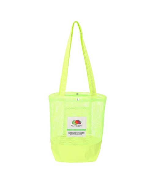 FRUIT OF THE LOOM(フルーツオブザルーム)の「【FRUIT OF THE LOOM/フルーツオブザルーム】MESH TOTE BAG M / メッシュトートバッグM(トートバッグ・レディース・ブラック/ベージュ/イエロー/ミント/ネイビー・FREE)」の5枚目の写真