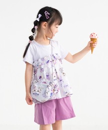 ＊綿100％＊ラベンダーねこプリントTシャツ
