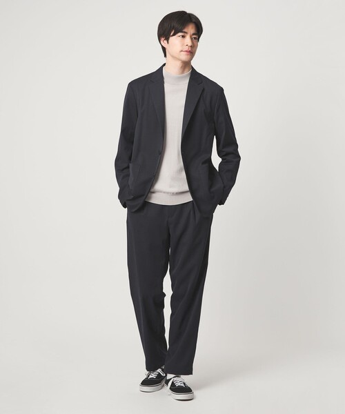 green label relaxing（グリーンレーベルリラクシング）の「DICROS ポリエステル ツイル リラックス ジャケット -ストレッチ・撥水-（テーラードジャケット・メンズ・ダークグレー/ネイビー/オリーブ・S/XL/L/M）」の14枚目の写真