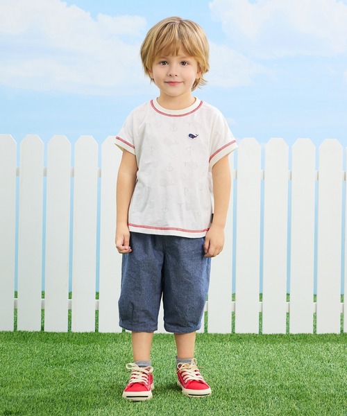 combimini(コンビミニ)の「ダンガリーバレルパンツ(その他パンツ・キッズ・ブルー・80/90/100/110/120)」の3枚目の写真