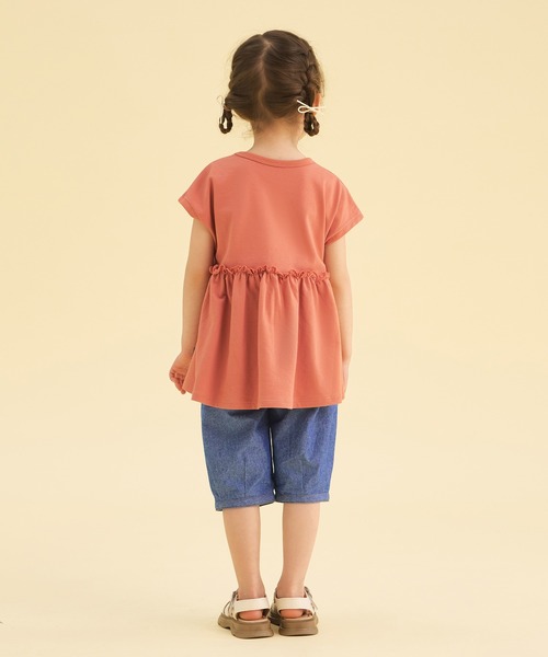 combimini(コンビミニ)の「ダンガリーバレルパンツ(その他パンツ・キッズ・ブルー・80/90/100/110/120)」の16枚目の写真