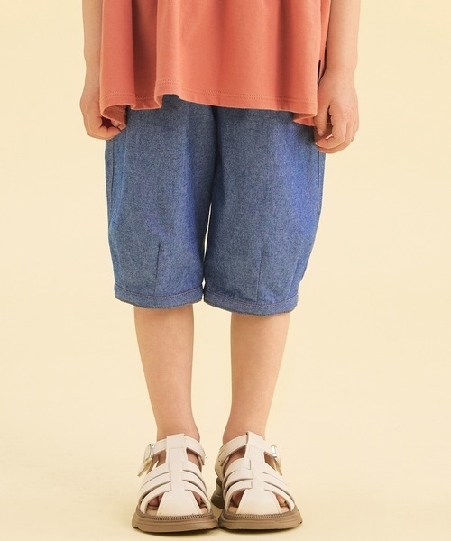 combimini(コンビミニ)の「ダンガリーバレルパンツ(その他パンツ・キッズ・ブルー・80/90/100/110/120)」の17枚目の写真