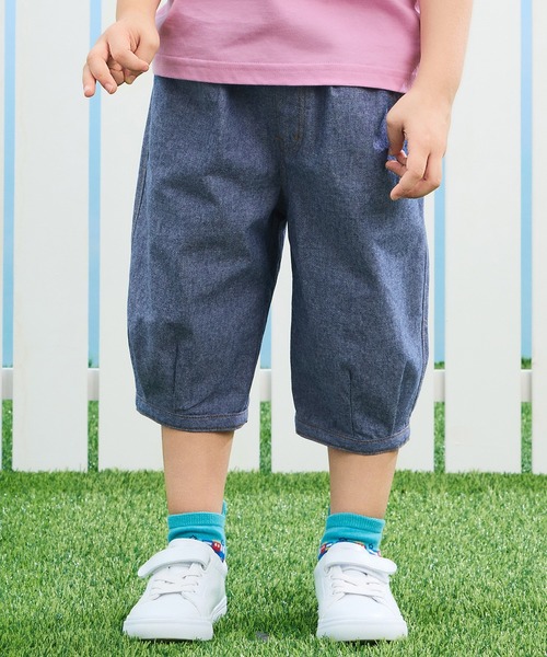 combimini(コンビミニ)の「ダンガリーバレルパンツ(その他パンツ・キッズ・ブルー・80/90/100/110/120)」の8枚目の写真