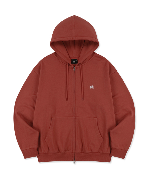 BROWNBREATH(ブラウンブレス)の「TAG HOOD ZIP UP - RED(パーカー・レディース・その他・LARGE/MEDIUM/SMALL/X-LARGE)」の1枚目の写真