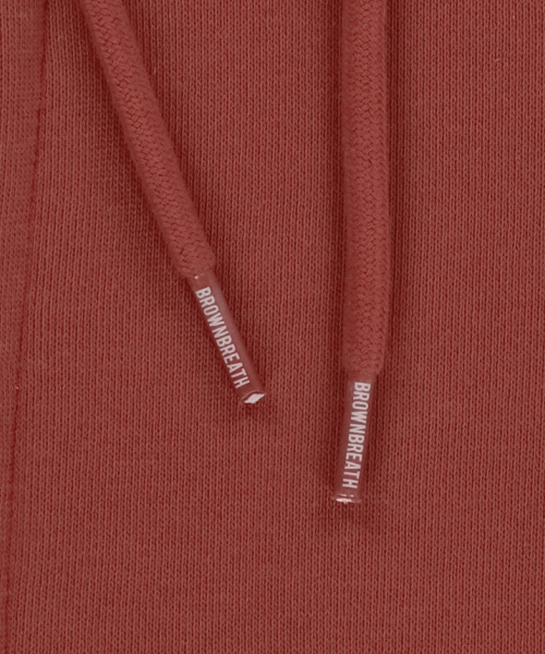 BROWNBREATH(ブラウンブレス)の「TAG HOOD ZIP UP - RED(パーカー・レディース・その他・LARGE/MEDIUM/SMALL/X-LARGE)」の4枚目の写真