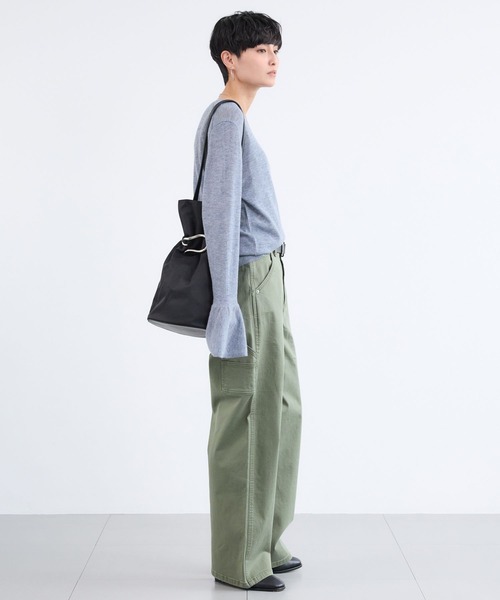 LE VERNIS（ル・ベルニ）の「BARNYARDSTORM / LE VERNIS(ルベルニ)別注カラー / 巾着トート（トートバッグ・レディース・ブラック/カーキ・FREE）」の21枚目の写真