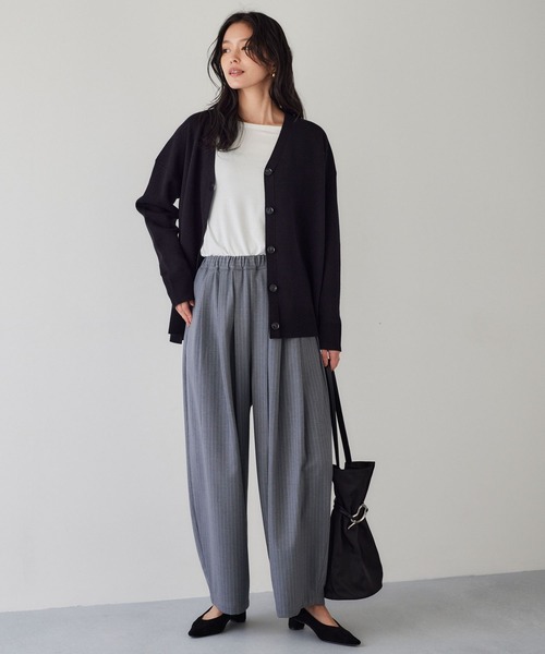 LE VERNIS（ル・ベルニ）の「BARNYARDSTORM / LE VERNIS(ルベルニ)別注カラー / 巾着トート（トートバッグ・レディース・ブラック/カーキ・FREE）」の7枚目の写真