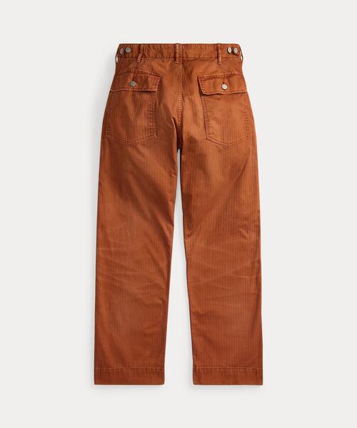 RRL(ダブル アール エル)の「ヘリンボーン ツイル フィールド パンツ(その他パンツ・メンズ・レッド・29/30/34/32/36/32/32/30/31/30/30/30/33/32/28/30/32/32)」の2枚目の写真