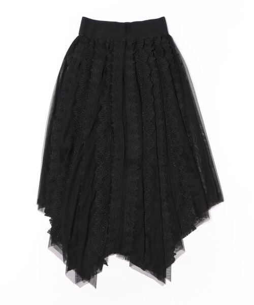 ALLSAINTS(オールセインツ)の「VASHTIE LACE MAXI SKIRT | VASHTIE レース マキシ スカート(スカート・レディース・ブラック・6/8/10/4)」の7枚目の写真