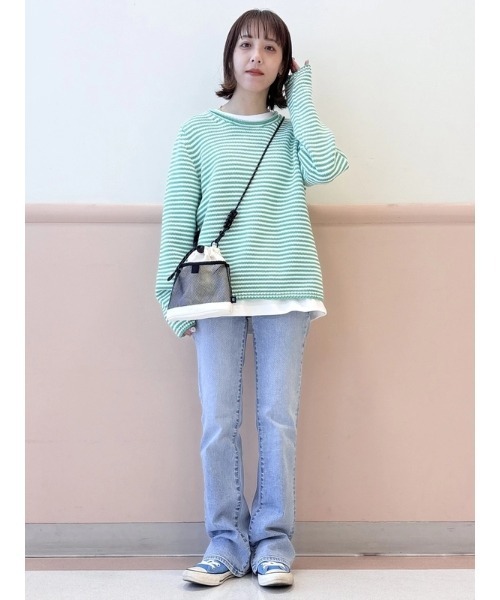 GAP(ギャップ)の「ローライズ ロング&リーン セーラーデニムパンツ(デニムパンツ・レディース・ブルー・23/25/26/28/30/24/27/29)」の9枚目の写真