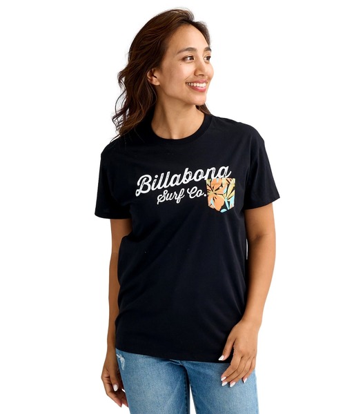 BILLABONG(ビラボン)の「BILLABONG ウィメンズ POCKET BOY FIT TEE Tシャツ 【2026年春夏モデル】(Tシャツ/カットソー・レディース・ブラック/ブルー系その他/ブルー系その他2/ホワイト・LARGE/MEDIUM)」の3枚目の写真