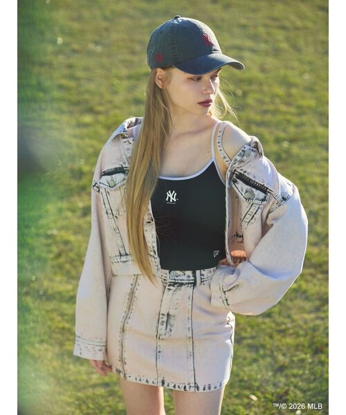 NEW ERA（ニューエラ）の「【MLB × New Era × MURUA】ベーシックキャミソール（キャミソール・レディース・ブラック・2）」の3枚目の写真