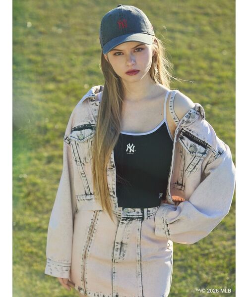 NEW ERA（ニューエラ）の「【MLB × New Era × MURUA】ベーシックキャミソール（キャミソール・レディース・ブラック・2）」の4枚目の写真