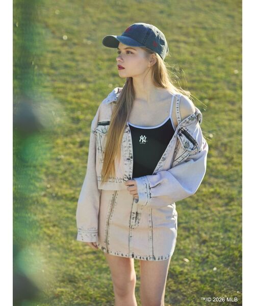 NEW ERA（ニューエラ）の「【MLB × New Era × MURUA】ベーシックキャミソール（キャミソール・レディース・ブラック・2）」の5枚目の写真