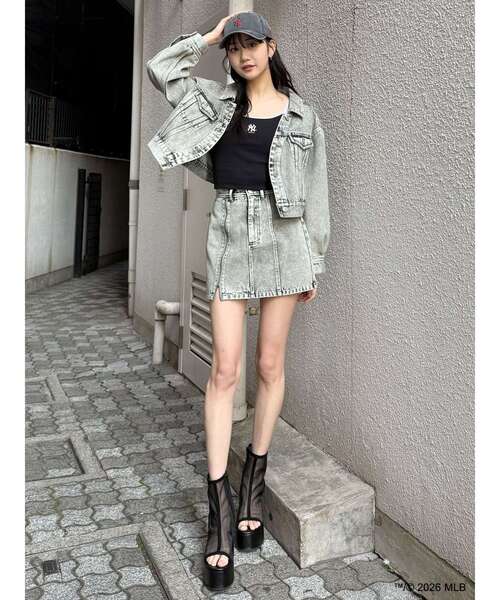 NEW ERA（ニューエラ）の「【MLB × New Era × MURUA】ベーシックキャミソール（キャミソール・レディース・ブラック・2）」の11枚目の写真