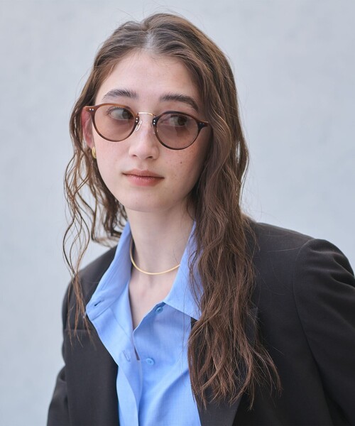 UNITED ARROWS(ユナイテッドアローズ)の「コンビ クラウンパント サングラス(サングラス・レディース・ブラウン系/グレー系・FREE)」の20枚目の写真