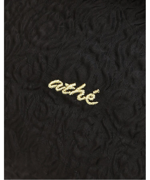 athe（アテ）の「[FRILL] ブラックチェーンバックパック兼ショルダーバッグ M AABA6E710BK（ショルダーバッグ・レディース・ブラック・FREE）」の6枚目の写真