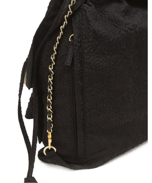 athe（アテ）の「[FRILL] ブラックチェーンバックパック兼ショルダーバッグ M AABA6E710BK（ショルダーバッグ・レディース・ブラック・FREE）」の7枚目の写真