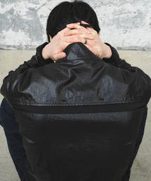 INTEMPOMOOD（インテンポムード）の「ハイラインコーティッドトラックジャケット_ブラック（ナイロンジャケット）」