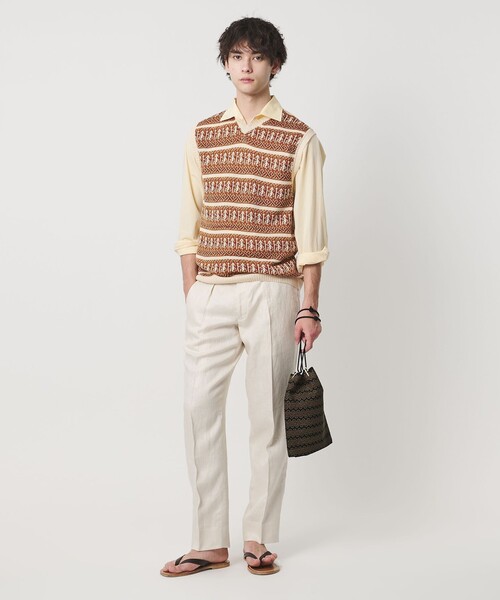 UNITED ARROWS(ユナイテッドアローズ)の「<印傳屋上原勇七>合切袋L/爪唐草(ショルダーバッグ・メンズ・その他1・FREE)」の3枚目の写真