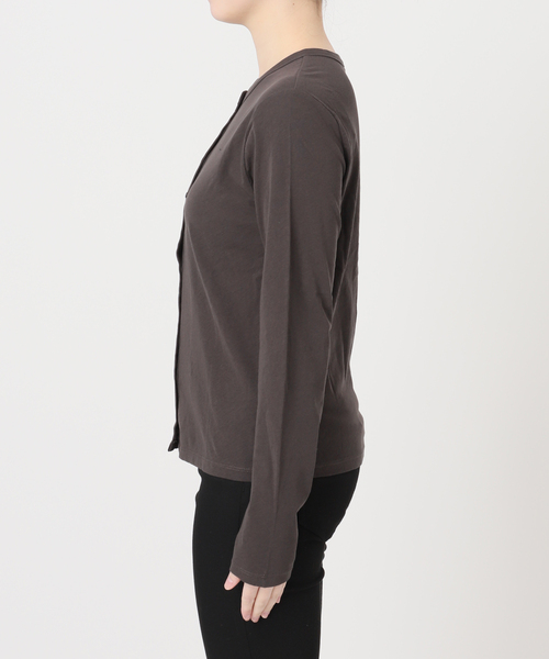 JOURNAL STANDARD（ジャーナルスタンダード）の「シアーコットンクルーネックカーディガン（カーディガン/ボレロ・レディース・ベージュ/ブラック系その他/アイボリー・FREE）」の22枚目の写真