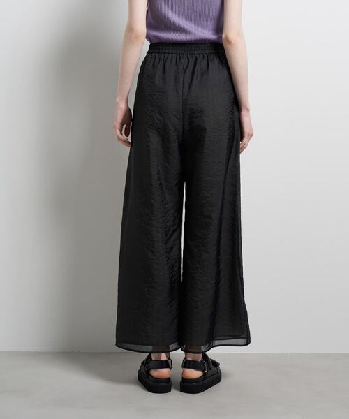 LANVIN en Bleu(ランバンオンブルー)の「ストライプシアーイージーパンツ(その他パンツ・レディース・オフホワイト/ブラック・38/36)」の17枚目の写真