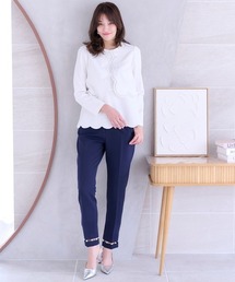 Chesty（チェスティー）の「パールテーパードパンツ（スラックス）」