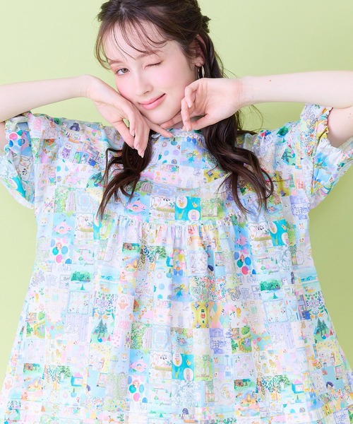 Jolly Poupee(ジョリープッペ)の「【22fabric】アニバーサリーパッチワーク/ブラウス(シャツ/ブラウス・レディース・ネイビー/ベージュ・46/38/42)」の20枚目の写真