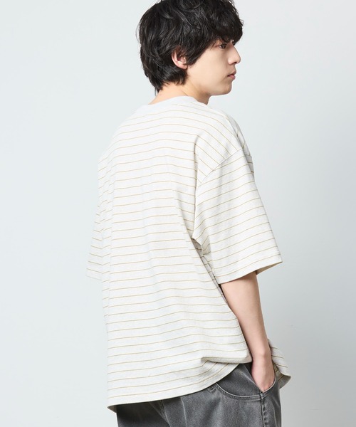L.L.Bean（エルエルビーン）の「【JAPAN EDITION】ユニオン・ショートスリーブ・ストライプ・ティ（Tシャツ/カットソー・メンズ・グレー系その他/ブルー系その他2/ホワイト系その他/ブルー系その他・X-LARGE/LARGE/MEDIUM/SMALL）」の22枚目の写真