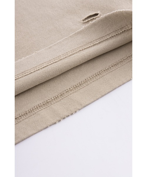 SUPPLIER(サプライヤー)の「ロンT|Dusty Iron Cross Layered Long Sleeve Tee|SUPPLIER(Tシャツ/カットソー・メンズ・ブラック/ベージュ・SMALL/MEDIUM/LARGE/X-LARGE)」の9枚目の写真