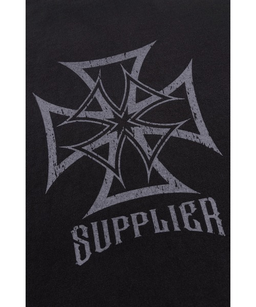 SUPPLIER(サプライヤー)の「ロンT|Dusty Iron Cross Layered Long Sleeve Tee|SUPPLIER(Tシャツ/カットソー・メンズ・ブラック/ベージュ・SMALL/MEDIUM/LARGE/X-LARGE)」の11枚目の写真