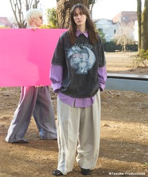 MAISON SPECIAL（メゾンスペシャル）の「《UNISEX》【TEZUKA CHARACTERS for MAISON SPECIAL】- UNICO - Prime-Over Fade Crew Neck Graphic T-Shirt/- ユニコ - プライムオーバーフェードクルーネックグラフィックTシャツ【MAISON SPECIAL/メゾンスペシャル】（Tシャツ/カットソー）」