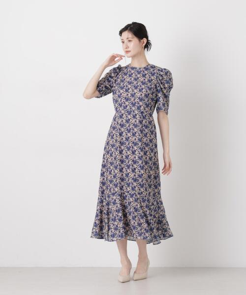 セール】troisieme chaco/別注 CUT JACQUARD ワンピース（ワンピース