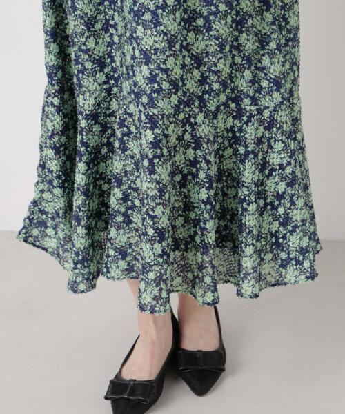 troisiemeCHACO(トロワズィエムチャコ)の「troisieme chaco/別注 CUT JACQUARD ワンピース(ワンピース・レディース・ベージュ/ネイビー・38)」の17枚目の写真