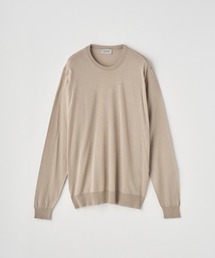 JOHN SMEDLEY（ジョンスメドレー）の「[Anglo Indian Gauze] クルーネック長袖ニットプルオーバー（ニット/セーター）」