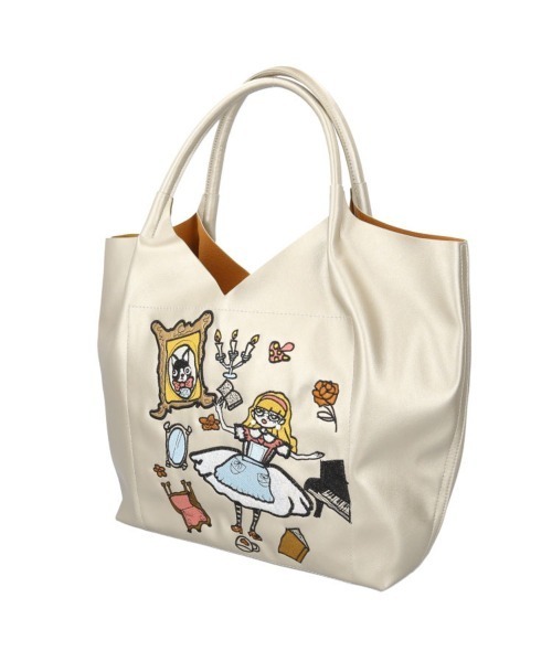 BACKYARD FAMILY(バックヤードファミリー)の「Lyre リタちゃん 合皮トートバッグ(トートバッグ・レディース・ピンク/ブラック/ブロンズ・FREE)」の3枚目の写真