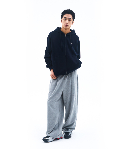 AMESWORLDWIDE（アメスワールドワイド）の「BASIC SMALL LOGO HOODIE ZIP UP NAVY（パーカー・レディース・その他・MEDIUM/LARGE/SMALL）」の7枚目の写真