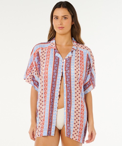 rip curl(リップカール)の「RIP CURL/リップカール 半袖シャツ ストライプ 06YWSH(シャツ/ブラウス・レディース・ストライプ・S/XS)」の3枚目の写真