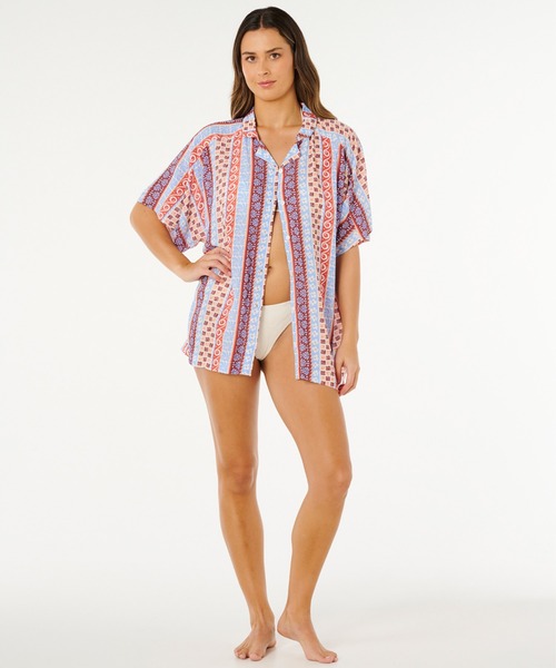 rip curl(リップカール)の「RIP CURL/リップカール 半袖シャツ ストライプ 06YWSH(シャツ/ブラウス・レディース・ストライプ・S/XS)」の6枚目の写真
