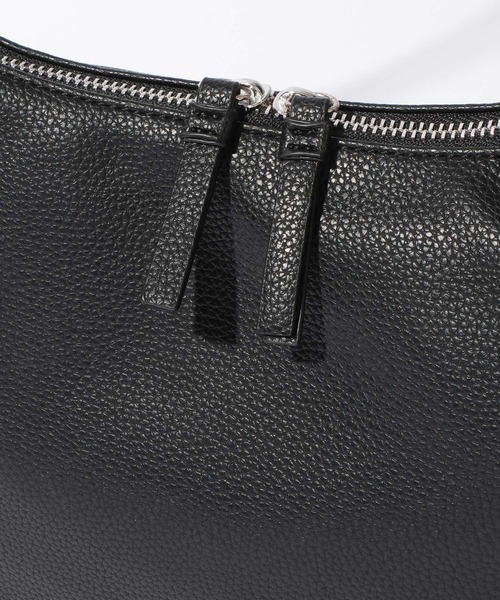 RAGEBLUE（レイジブルー）の「Synthetic Leather Half Moon Hand Bag/シンセティックレザー/ハーフムーンショルダー/ハンドバッグ（ショルダーバッグ・メンズ・ブラック/ブラウン・FREE）」の10枚目の写真