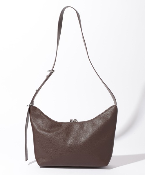 RAGEBLUE（レイジブルー）の「Synthetic Leather Half Moon Hand Bag/シンセティックレザー/ハーフムーンショルダー/ハンドバッグ（ショルダーバッグ・メンズ・ブラック/ブラウン・FREE）」の16枚目の写真