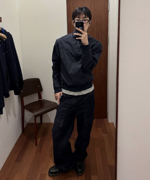 VETEZE(ベテゼ)の「Red Stitch Indigo Cargo Denim Pants(デニムパンツ・レディース・ブルー系その他・1/2/3)」の5枚目の写真