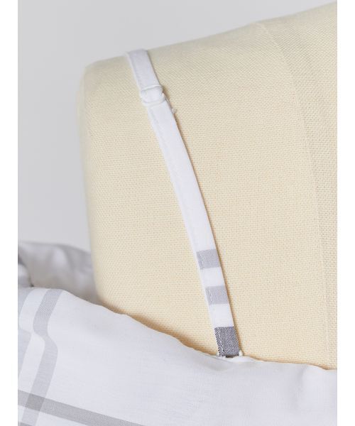 SNIDEL（スナイデル）の「ビッグリボンシャツワンピース（ワンピース・レディース・ブルー/ホワイト/チェック・0/1）」の9枚目の写真