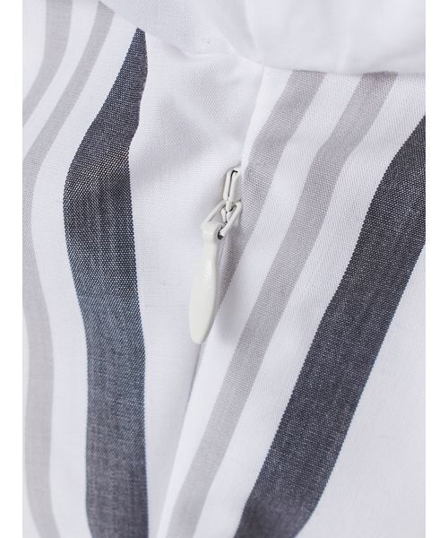 SNIDEL（スナイデル）の「ビッグリボンシャツワンピース（ワンピース・レディース・ブルー/ホワイト/チェック・0/1）」の16枚目の写真