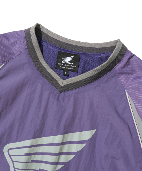 PHYPS MOTORCYCLE(フィップスモーターサイクル)の「Speed Track nylon Long sleeve Vintage Purple(Tシャツ/カットソー・レディース・その他・SMALL/MEDIUM/LARGE/X-LARGE)」の3枚目の写真