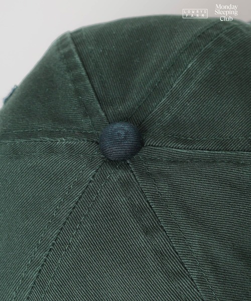 LOWRYS FARM（ローリーズファーム）の「【KIDS】Monday Sleeping Club ロゴシシュウＣＡＰ 661486（キャップ・キッズ・ネイビー/グリーン/オフホワイト・FREE）」の21枚目の写真