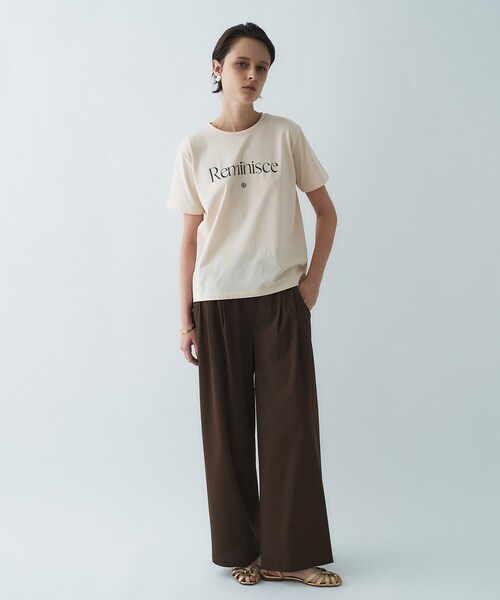 cloenc(クロエンス)の「グラフィックTシャツ|リサイクルポリエステル(Tシャツ/カットソー・レディース・ホワイト系3/カーキ系2/ホワイト系5/ホワイト系4/カーキ系3/ピンク系1/ピンク系2/ピンク系3/カーキ系4・02)」の17枚目の写真