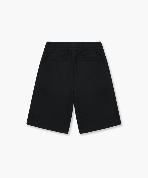 MUSINSA STANDARD KIDS（ムシンサスタンダードキッズ）の「リネンライクワンタックワイドバンディングショーツ[ブラック]（その他パンツ・レディース・その他・110/120/130/140/150/160）」の4枚目の写真