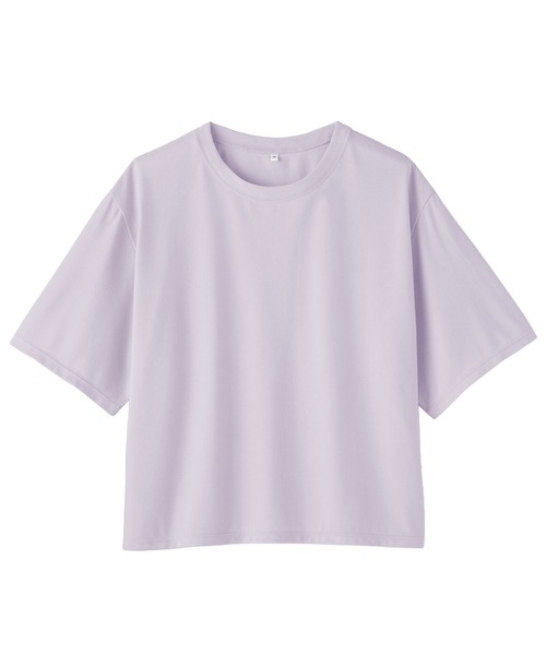 無印良品(ムジルシリョウヒン)の「婦人 UVカット吸汗速乾クルーネック半袖Tシャツ(Tシャツ/カットソー・レディース・ラベンダー/ライトイエロー/オフホワイト/ブラック・S/M/L/XL)」の16枚目の写真
