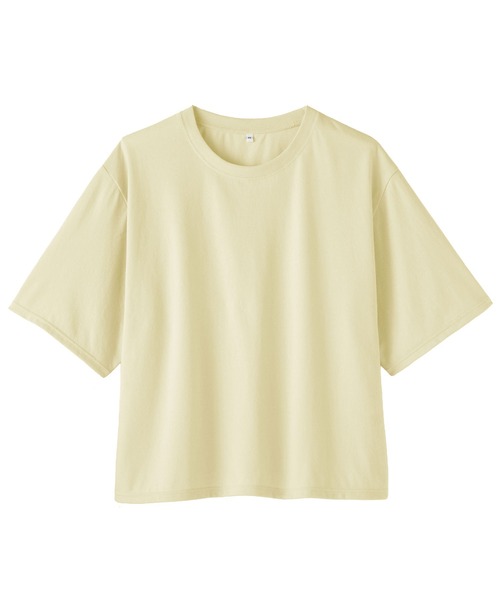無印良品(ムジルシリョウヒン)の「婦人 UVカット吸汗速乾クルーネック半袖Tシャツ(Tシャツ/カットソー・レディース・ラベンダー/ライトイエロー/オフホワイト/ブラック・S/M/L/XL)」の19枚目の写真